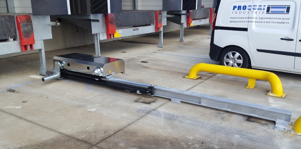 Cale De Blocage Pour Véhicule Wabtec STA-PUT - Bi-niveau - Couleur Verte - Occasion Bon état