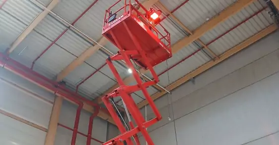 installation-porjecteur-ligne-pont-roulant